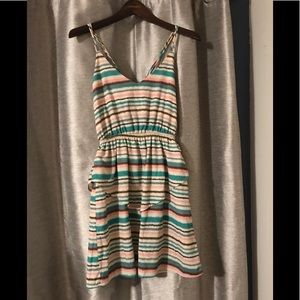Pastel Striped Sun Dress